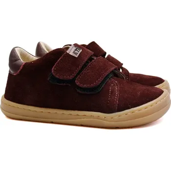 Chlapecké polobotky Dětské barefoot boty KTR KUSH 2513/KATI/BARE vínové Velikost: 29
