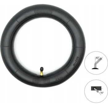 Příslušenství pro elektrokoloběžku Duše Inoparts SP-00091 10x2" se zakřiveným ventilkem pro Xiaomi M365/PRO/1S/Mi3