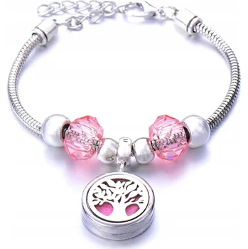 Náramek AROMATERAPEUTICKÝ NÁRAMEK OCEL Strom Života B16