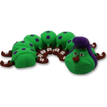 Figurka Flexi Factory Housenka krátká - barevná