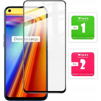TVRZENÉ SKLO 5D OCHRANNÉ CELÉ OBRAZOVKA S RÁMEČKEM PRO REALME 7 PRO