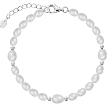 Náramek Stříbrný náramek s perlami - AP542-6483