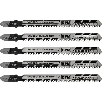 Pilový plátek PILOVÝ LIST DO PŘÍMOČÍ PILY 74 MM 10TPI DŘEVO T101B 5 KUSŮ EPM