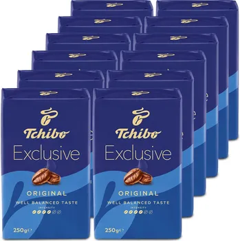 86079 - Tchibo - TC Exclusive - 12 x 250 g mletá káva - Intenzita: 4/6