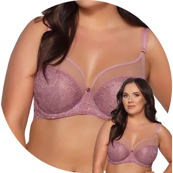 Podprsenka Ava 1396 Crystal lily Podprsenka nevyztužená fialová 65G SOFT