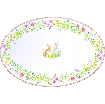 Easy Life/Nuova R2S, porcelánová oválná mísa - EASTER/Velikonoce