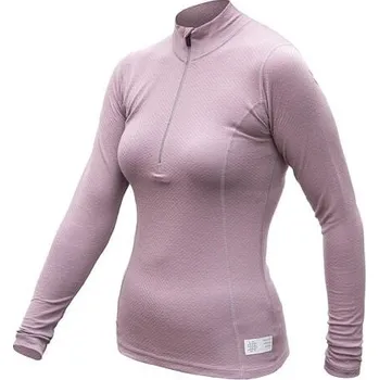 Sensor Merino DF - Dámské triko s dlouhým rukávem a zipem Mystic Violet XL