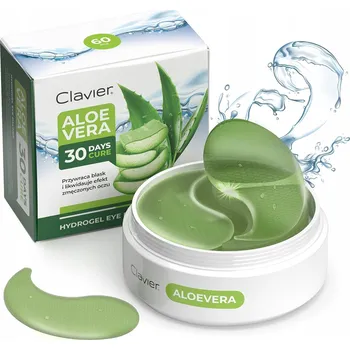 Pleťová maska Hydrogelové polštářky pod oči Clavier Aloe Vera 60 ks
