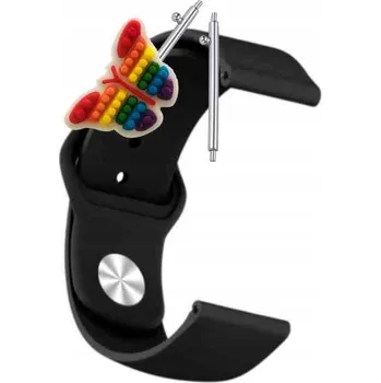 Pouzdro na mobilní telefon Pásek Řemínek Silikon Pin Barva pro Pacific Black PC00126