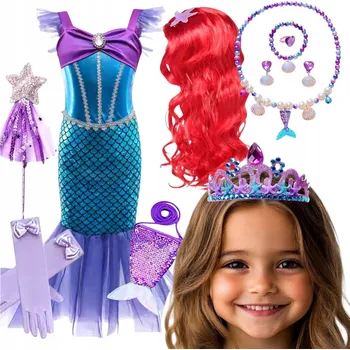 Karnevalový kostým Kostým Malá Mořská Víla TuTuu vel. 134-140