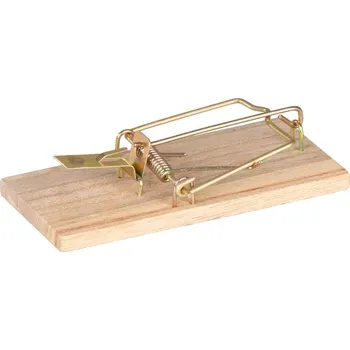 Hubení hlodavce 4 ks Pasca KDO 801, na myši, drevená