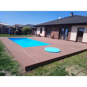 Terasové prkno WPC terasové prkno LamboDeck 140 x 20 x 2900 – Brownish Red