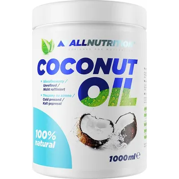 Přisada na vaření a pečení ALLNUTRITION Coconut Oil Unrefined (1000 ml)