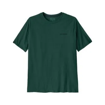 Pánské oblečení Patagonia P-6 Logo Responsibili Tee Men Cascade Green zelená XXL