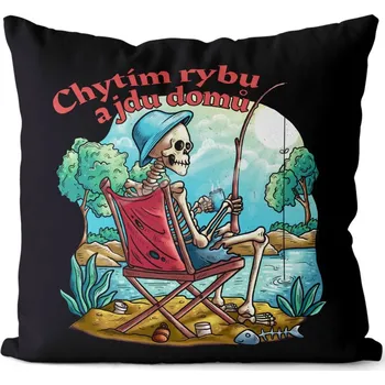 Dekorativní polštářek FDCZ Polštář Chytím Rybu