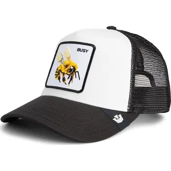 Kšiltovka Čepice s kšiltem ze směsi bavlny Goorin Bros The Busy Bee 101.2420 bílá 00X, vel. ONE SIZE