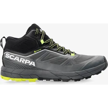 Pánská treková obuv Trekové boty Scarpa Rapid Mid GTX - anthracite/acid lime/acid 41,5