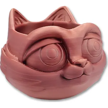 Květináč Flexi Factory Stojan na tužky Kočka - měděný