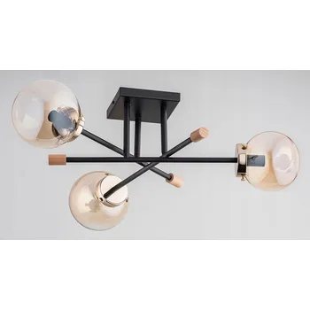 Stropní svítidlo ALFA TRANSFER MAX ČERNÁ 3xE14 70cm | 62308