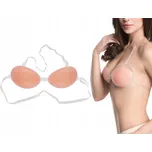 Julimex BS-04 silikonová podprsenka s ramínky béžová C