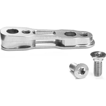 Brzda na kolo absoluteBLACK Zadní adaptér absoluteBlack Flat Mount pro Sram, 160mm + titanové šrouby