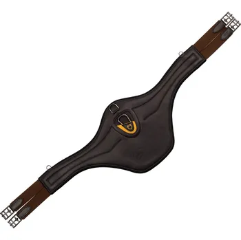 Podbřišník EQUESTRO Podbřišník Perforated Neoprene Equestro, tmavě hnědý Délka: 130 cm