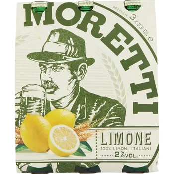 Pivo Moretti pivo citronové 2% 3x330ml