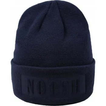 Čepice Chlapecká zimní Čepice s dvojitým překládáním NORTH tmavě modrá 54-56 YOCLUB
