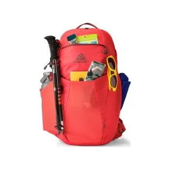 turistický batoh Gregory Kiro 24 1.0 lava red Červená batoh + DÁREK DLE VÝBĚRU!