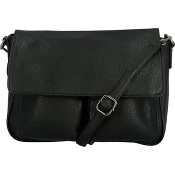 Kabelka Trendy dámská koženková crossbody kabelka Rosica, černá