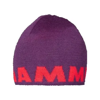 Čepice Mammut Logo Beanie (1191-04891) grape-sunset fialová