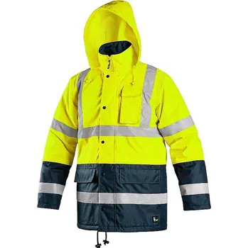 reflexní vesta OXFORD bunda žluto-modrá výstražná XXL Varianta: OXFORD bunda žluto-modrá výstražná
