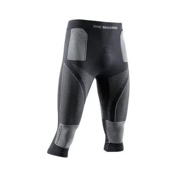 Pánské kalhoty X-Bionic Energy Accumulator 4.0 Pants 3/4 Men Charcoal/Pearl Grey šedá XXL