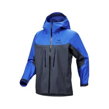 Pánská větrovka Arcteryx Alpha Jacket Men Lt Vitality / Black Sapphire modrá XL