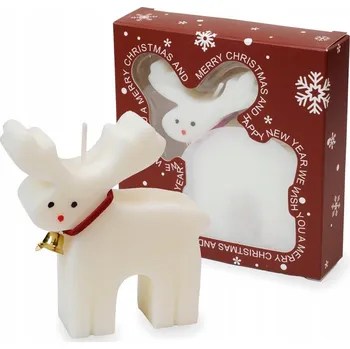 Svíčka VÁNOČNÍ VONNÁ SVÍČKA SÓJOVÁ SVÍČKA BAVLNĚNÝ KNOT