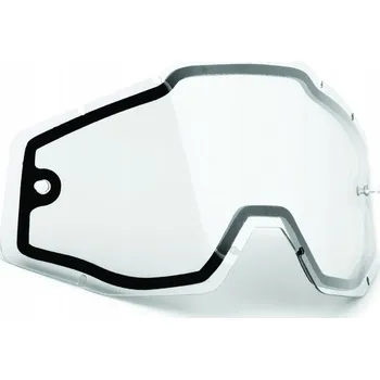 Motocyklové brýle SKLO DO BRÝLÍ FMF POWERBOMB/POWERCORE DVOJITÉ - ČIRÉ