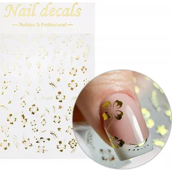 Samolepky na nehty, samolepicí, květiny DH-650