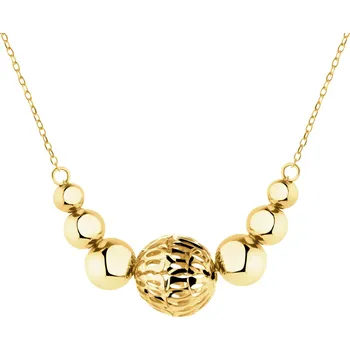 Náhrdelník Zlatý náhrdelník - kuličky - AP542-6772