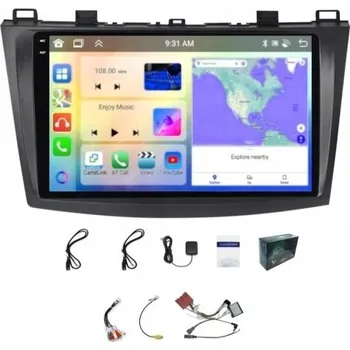 Autorádio AUTORÁDIO S NAVIGACÍ CARPLAY MAZDA 3 2010-2013 BT WIFI ANDROID 4GB 64GB