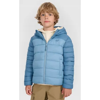 Chlapecká bunda Chlapecká prošívaná bunda s umělou výplní - tmavě modrá