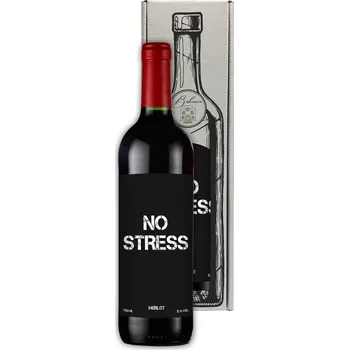 Víno Dárkové víno No stress - Merlot 0,75