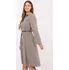 Dámské šaty Manšestrové košilové šaty s páskem MI-SK-92400.17-dark beige uni