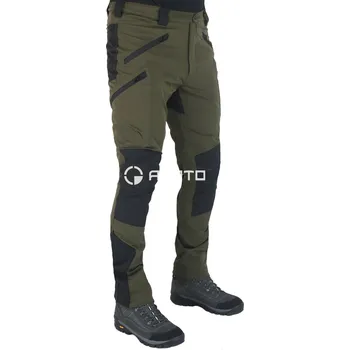 Pánské kalhoty COFRA Elten Stretch hnědé pánské prémiové slim kalhoty 48