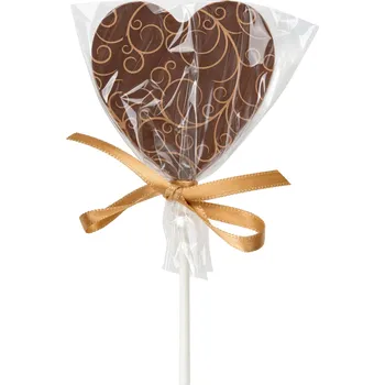 Čokoláda Srdcové lízátko z mléčné čokolády, 25 g