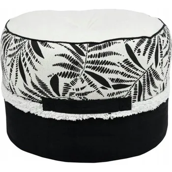 Taburet Taburet vak STOF černý