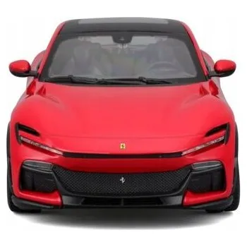 autíčko Kovový model auta, 1:24, FERRARI R & P, červený.