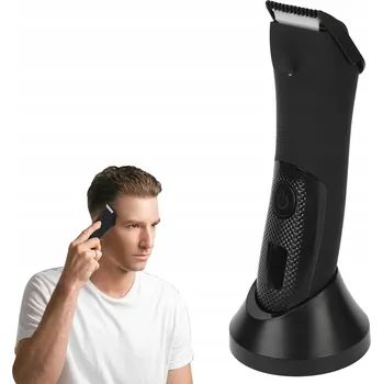 Zastřihovač vousů Multifunkční zastřihovač vlasů a vousů IPX7, holení těla, intimní zastřihovač, LCD displej