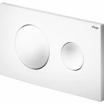 VIEGA PREVISTA VISIGN FOR STYLE 20 ovládací tlačítko pro dvě splachování, plast, alpská bílá, 773793