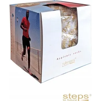 Pánské ponožky STEPS Ponožky bílé, univerzální velikost