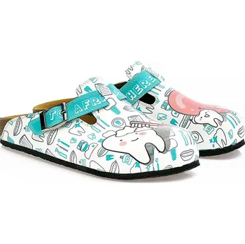 Dámské pantofle Dámské nazouváky Calceo WCAL326 pro zubařky a sestřičky 35